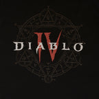 Image produit Diablo IV - T-Shirt Logo Hexagramme Noir