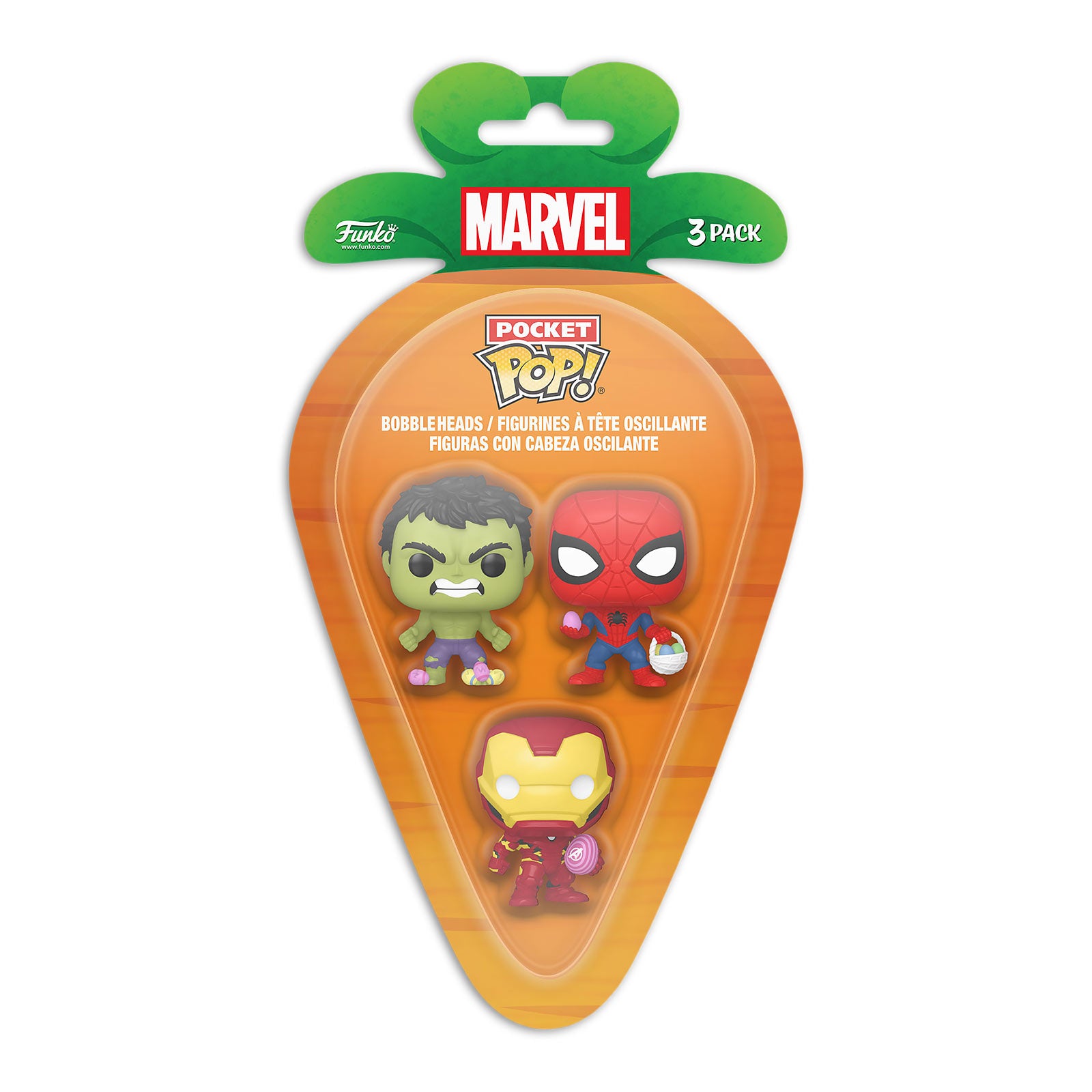Image produit Marvel Funko Pocket Pop Set de 3 figurines Edition de Pâques