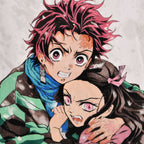 Image produit Demon Slayer - Serviette de plage Nezuko et Tanjiro Kamado