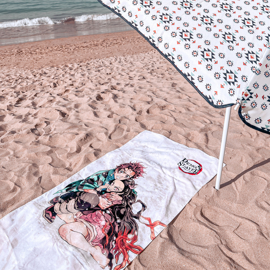 Image produit Demon Slayer - Serviette de plage Nezuko et Tanjiro Kamado