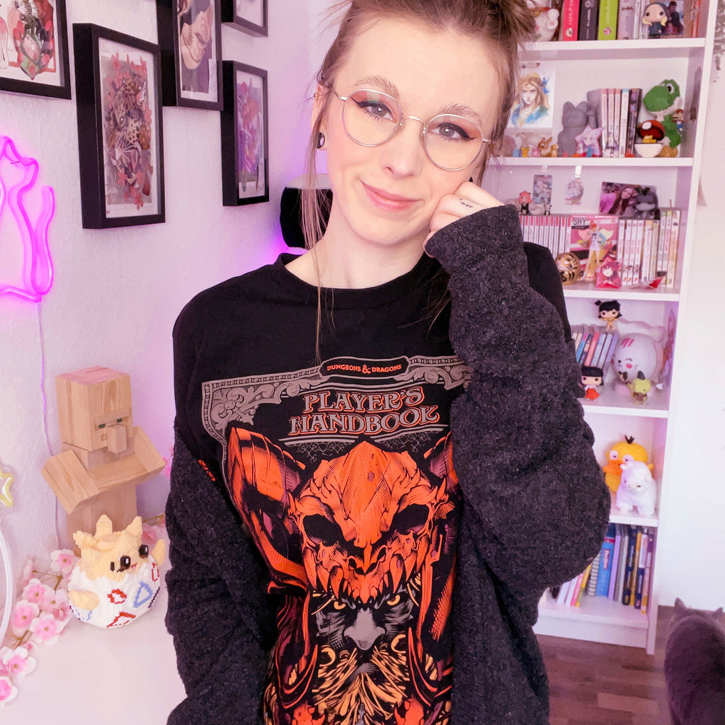 Productafbeelding Dungeons & Dragons - Player's Handbook T-Shirt Zwart
