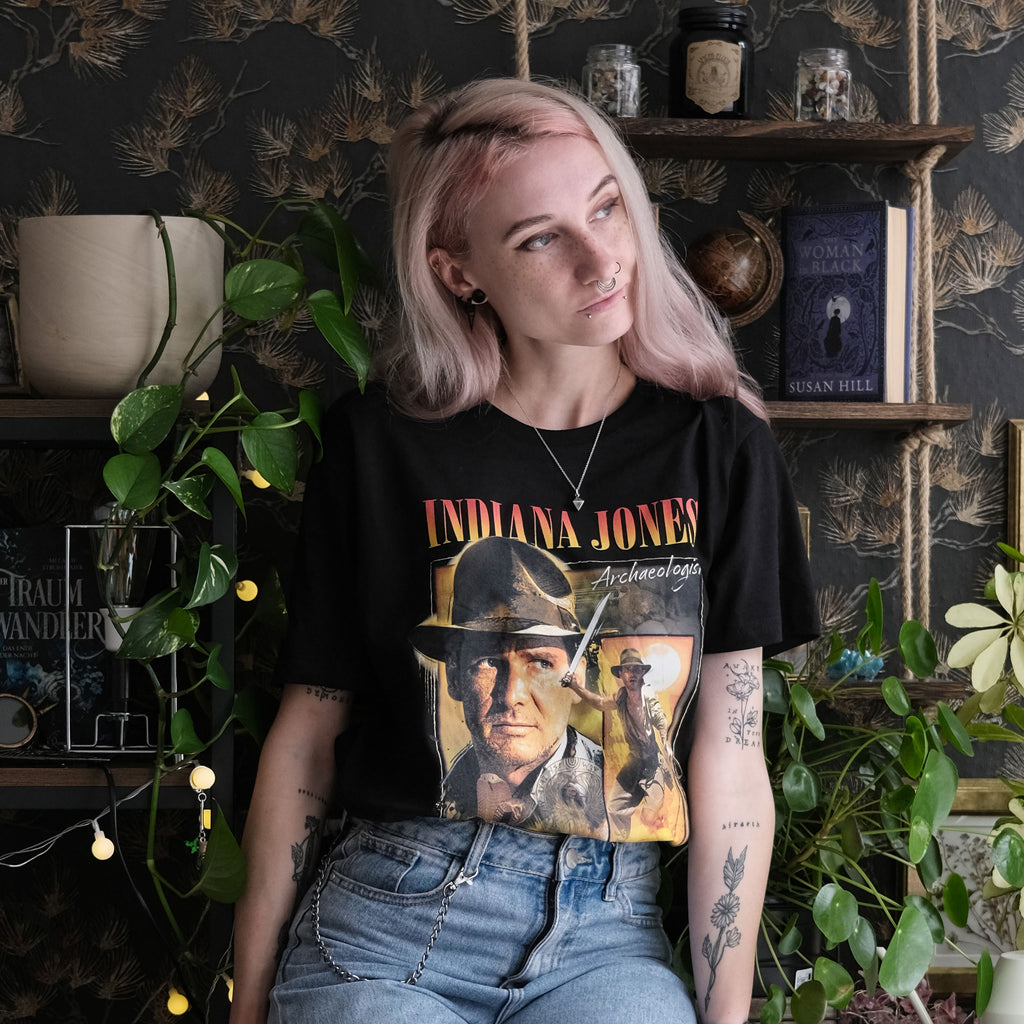 Image produit Indiana Jones - T-shirt Hommage Noir