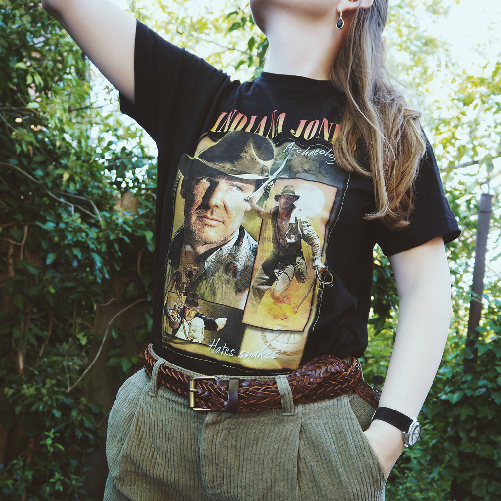 Image produit Indiana Jones - T-shirt Hommage Noir