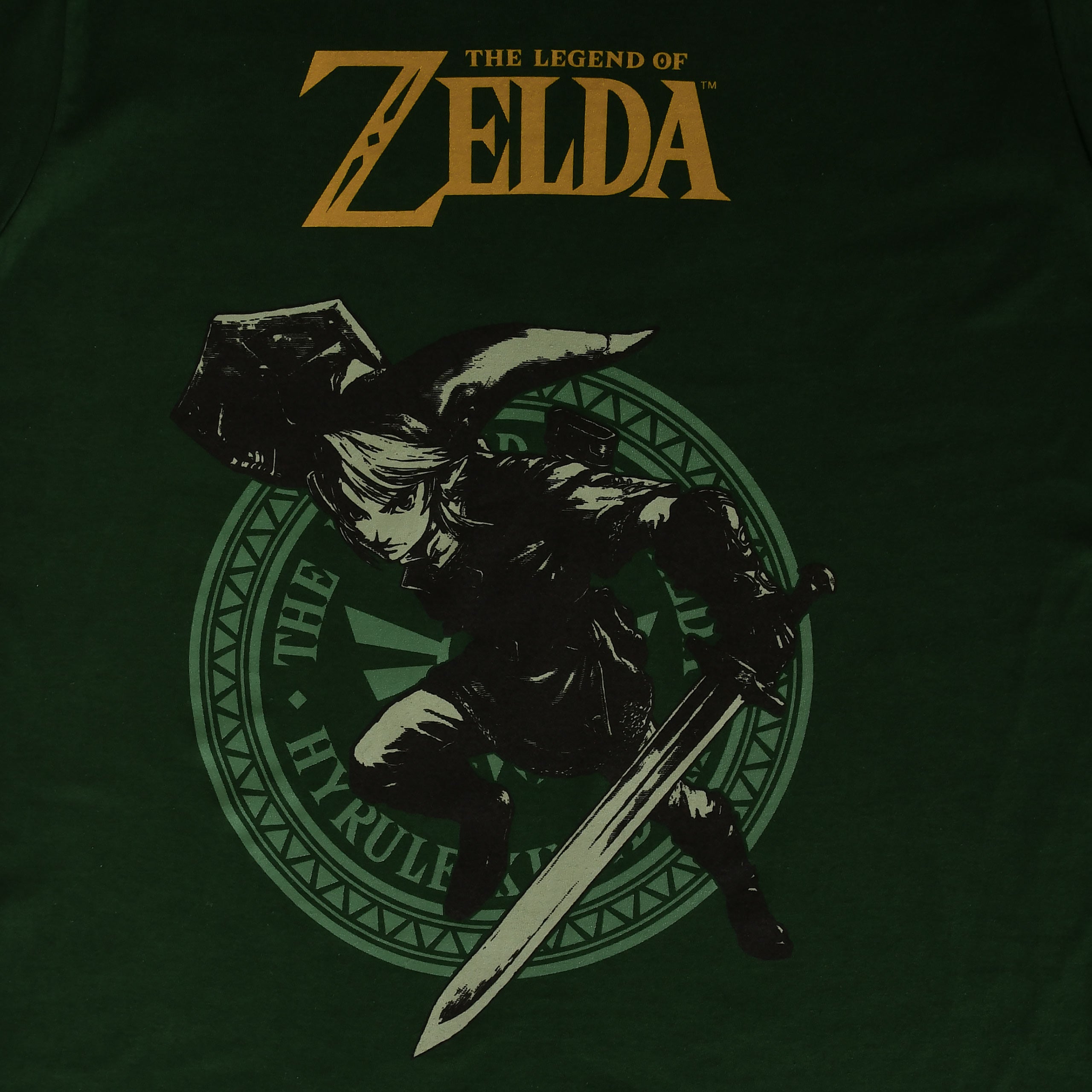 Image produit Zelda - T-shirt Link Pose vert