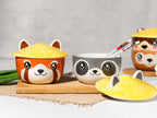 Image produit Bol Kawaii Raton Laveur avec Couvercle pour Fans d'Anime