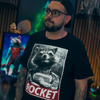 Produktbild Rocket Raccoon T-Shirt schwarz - Marvel