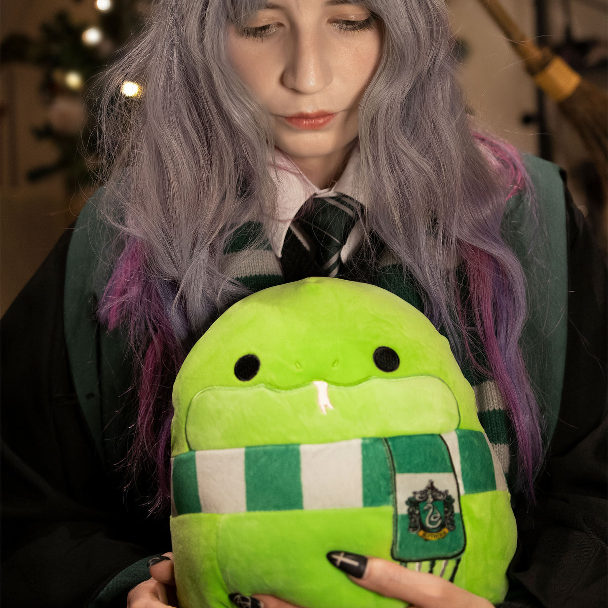 Image produit Harry Potter - Serpent de Serpentard Squishmallows Figurine en Peluche