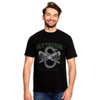 Image produit T-shirt noir Slytherin Quidditch College - Harry Potter