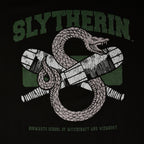 Image produit T-shirt noir Slytherin Quidditch College - Harry Potter