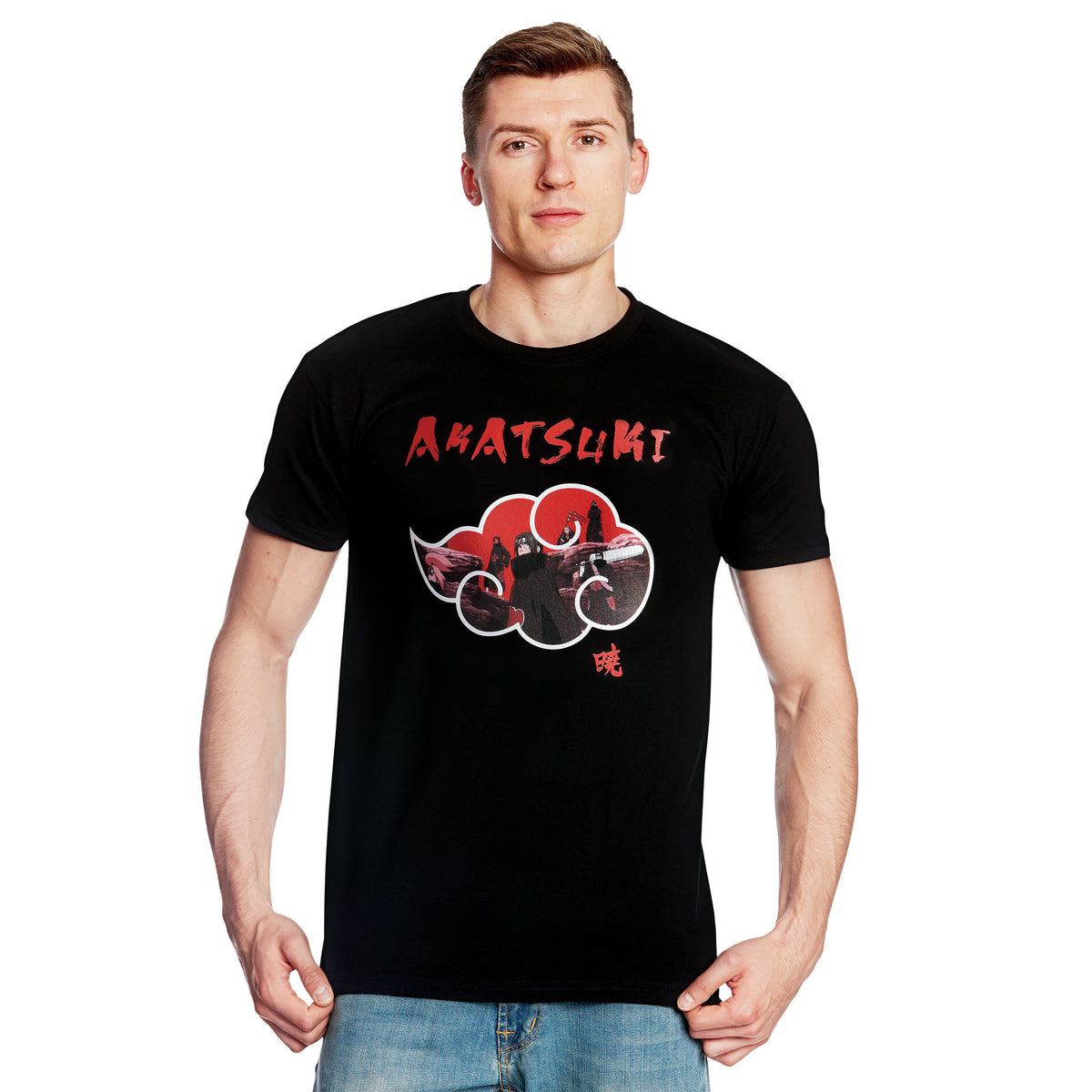 Productafbeelding Akatsuki T-shirt zwart - Naruto Shippuden