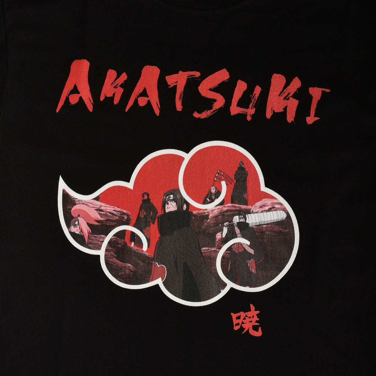 Productafbeelding Akatsuki T-shirt zwart - Naruto Shippuden
