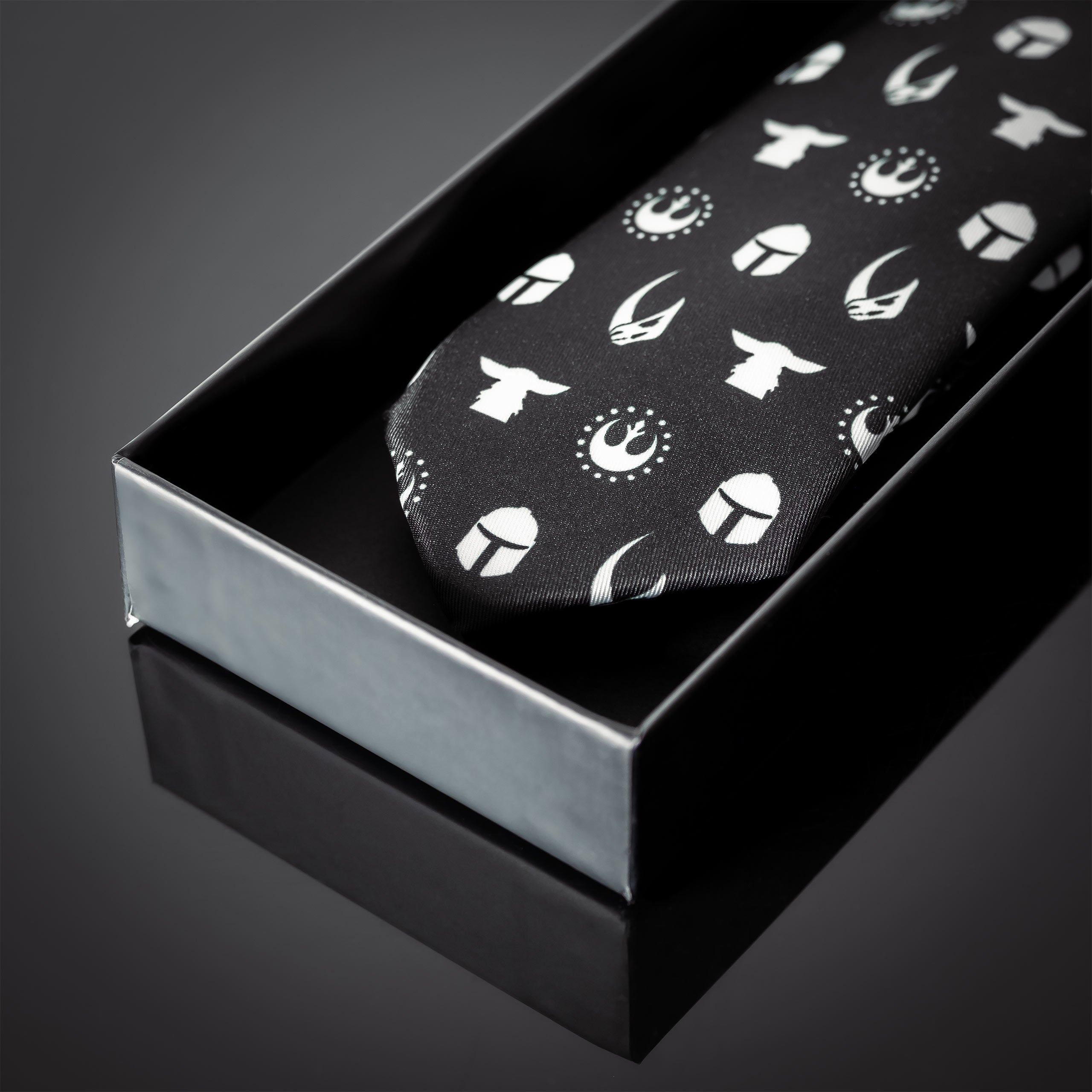 Produktbild The Mandalorian Symbols Krawatte - Star Wars