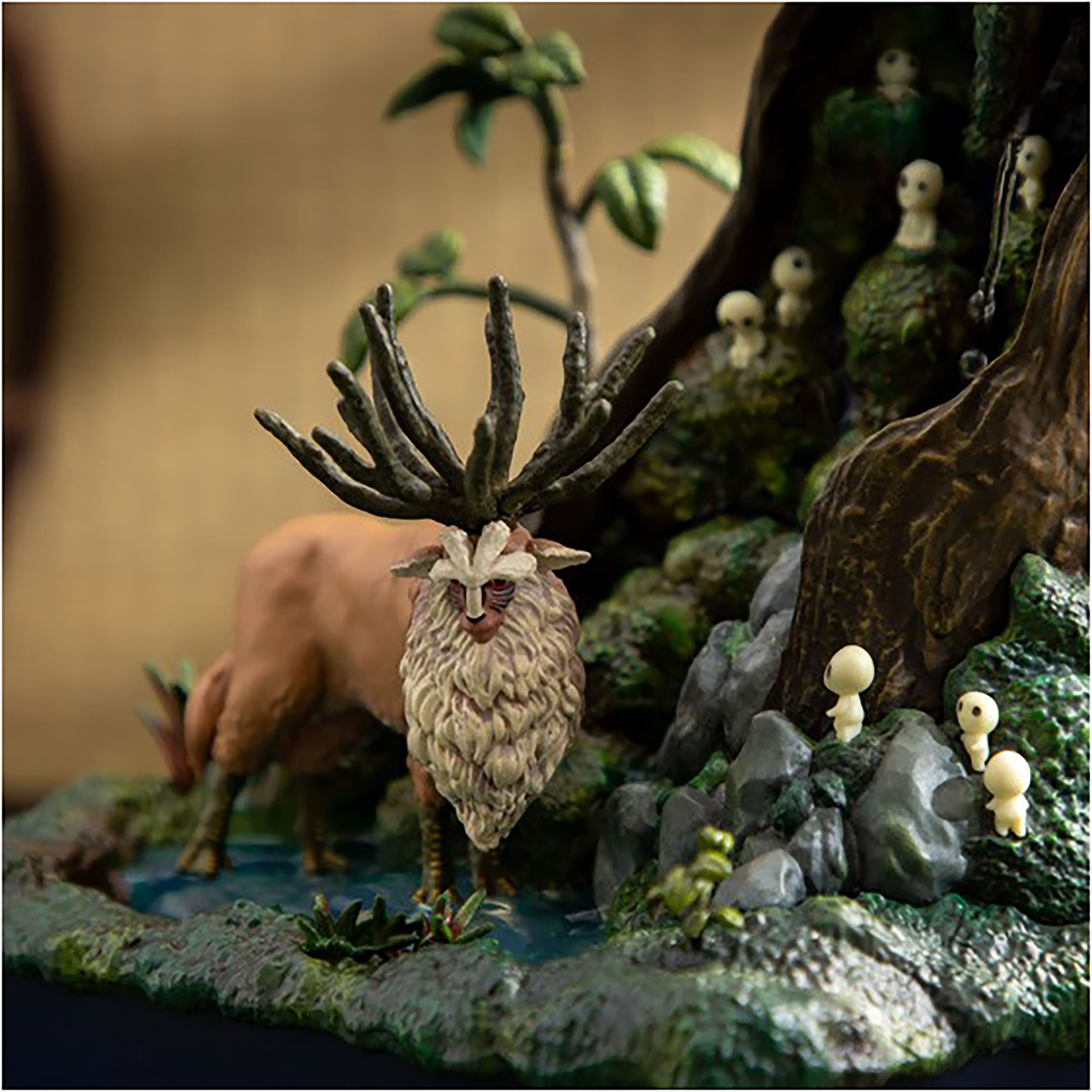 Image produit Princesse Mononoke - Statue Bonsaï de Jardin d'Eau de Forêt Mystérieuse