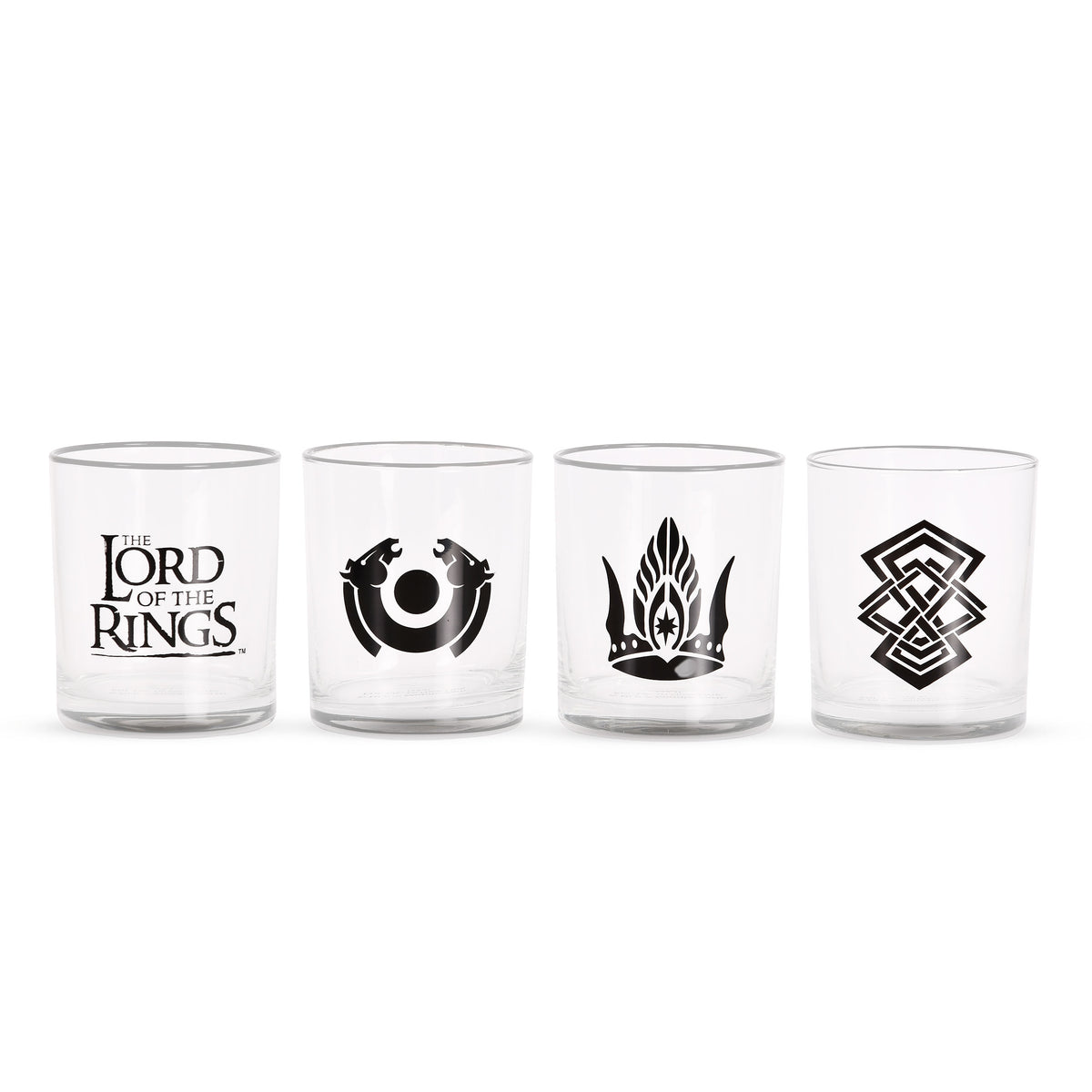Produktbild Mittelerde Symbol Gläser 4er Set - Der Herr der Ringe