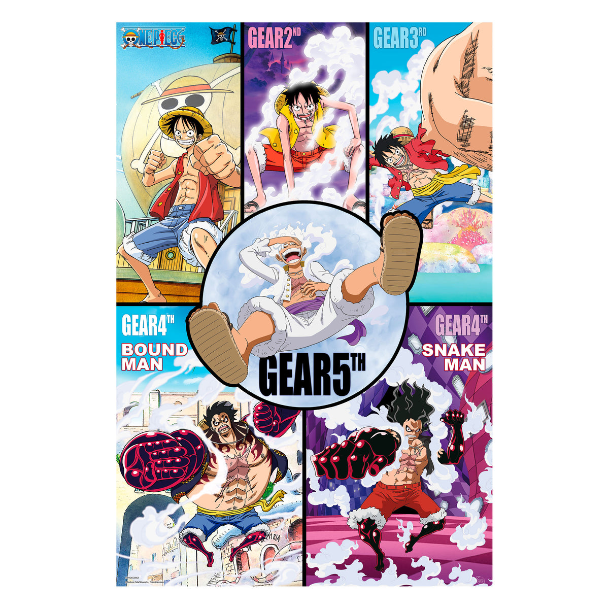 Image produit One Piece: Gear 5 - Poster Maxi de la Transformation de Monkey D. Luffy
