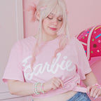 Image produit Barbie - T-shirt logo rose