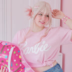 Image produit Barbie - T-shirt logo rose