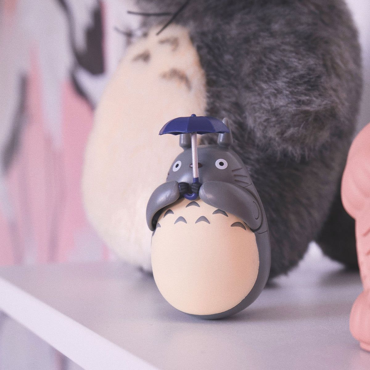 Productafbeelding Totoro - Miminzuku Oh-Totoro Tuimelaar Figuur met Paraplu