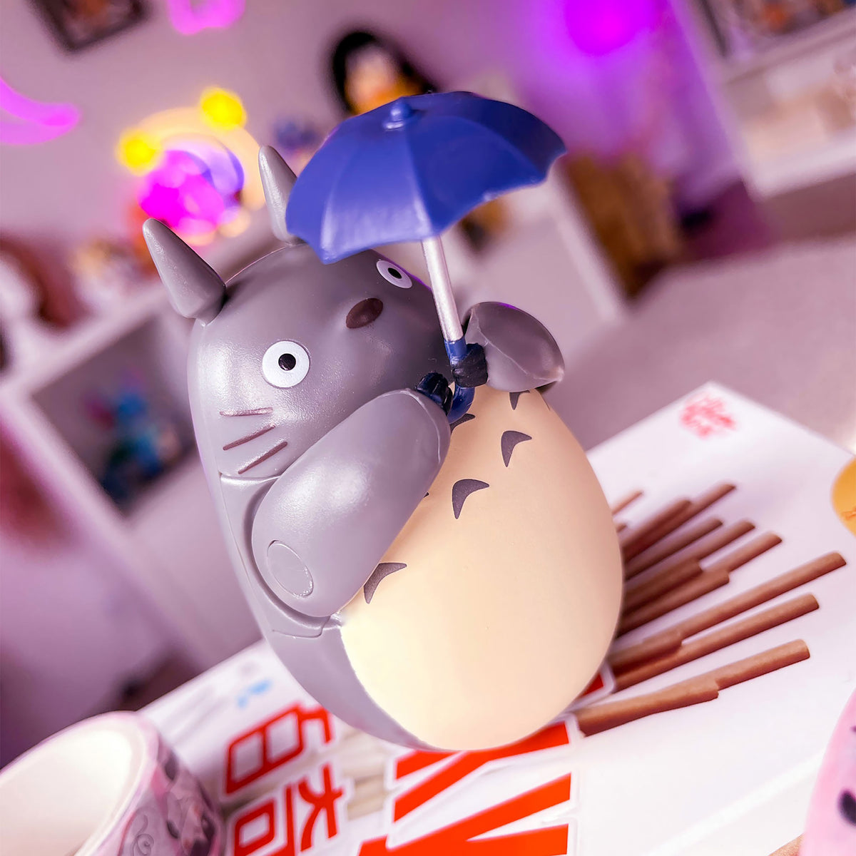 Productafbeelding Totoro - Miminzuku Oh-Totoro Tuimelaar Figuur met Paraplu