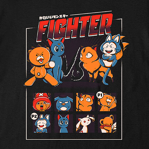 Productafbeelding Ilustrata - Anime Fighter T-shirt zwart