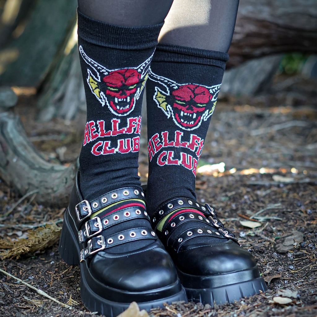 Image produit Stranger Things - Chaussettes Hellfire Club