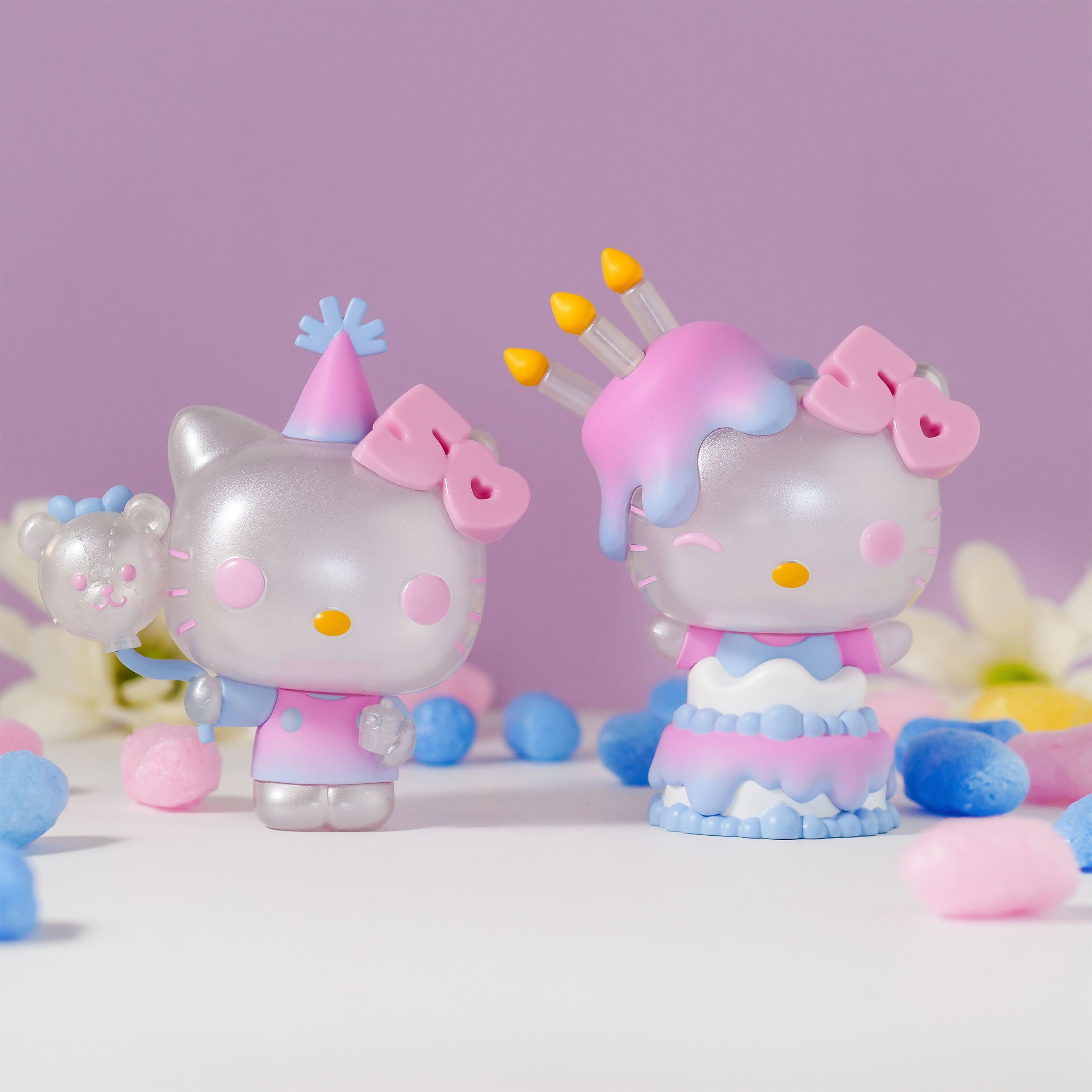 Productafbeelding Hello Kitty Funko Pop-figuur met taart 50e verjaardag