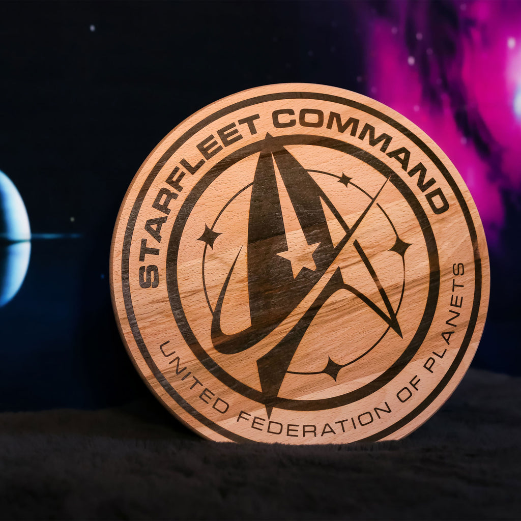 Image produit Star Trek - Planche à découper Starfleet Command en hêtre