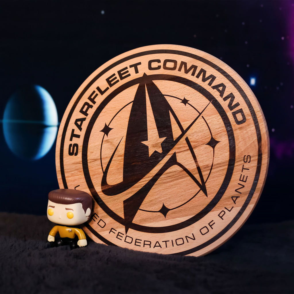 Image produit Star Trek - Planche à découper Starfleet Command en hêtre