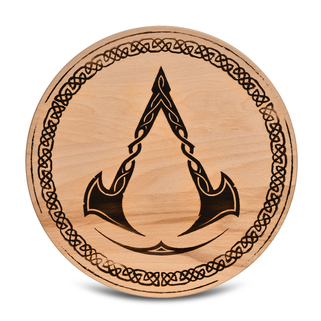 Productafbeelding Assassin's Creed - Valhalla Logo Snijplank Beuken