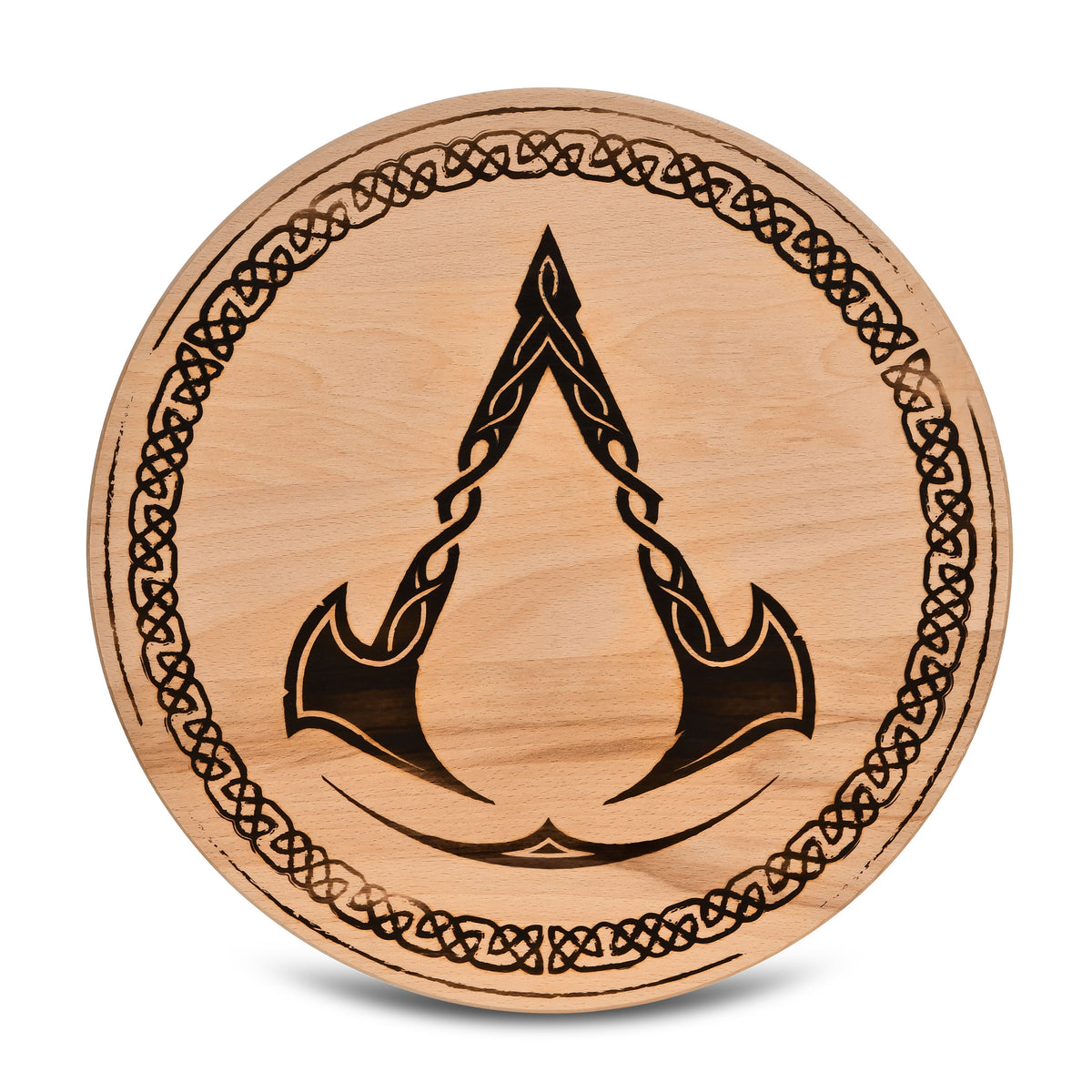 Productafbeelding Assassin's Creed - Valhalla Logo Snijplank Beuken