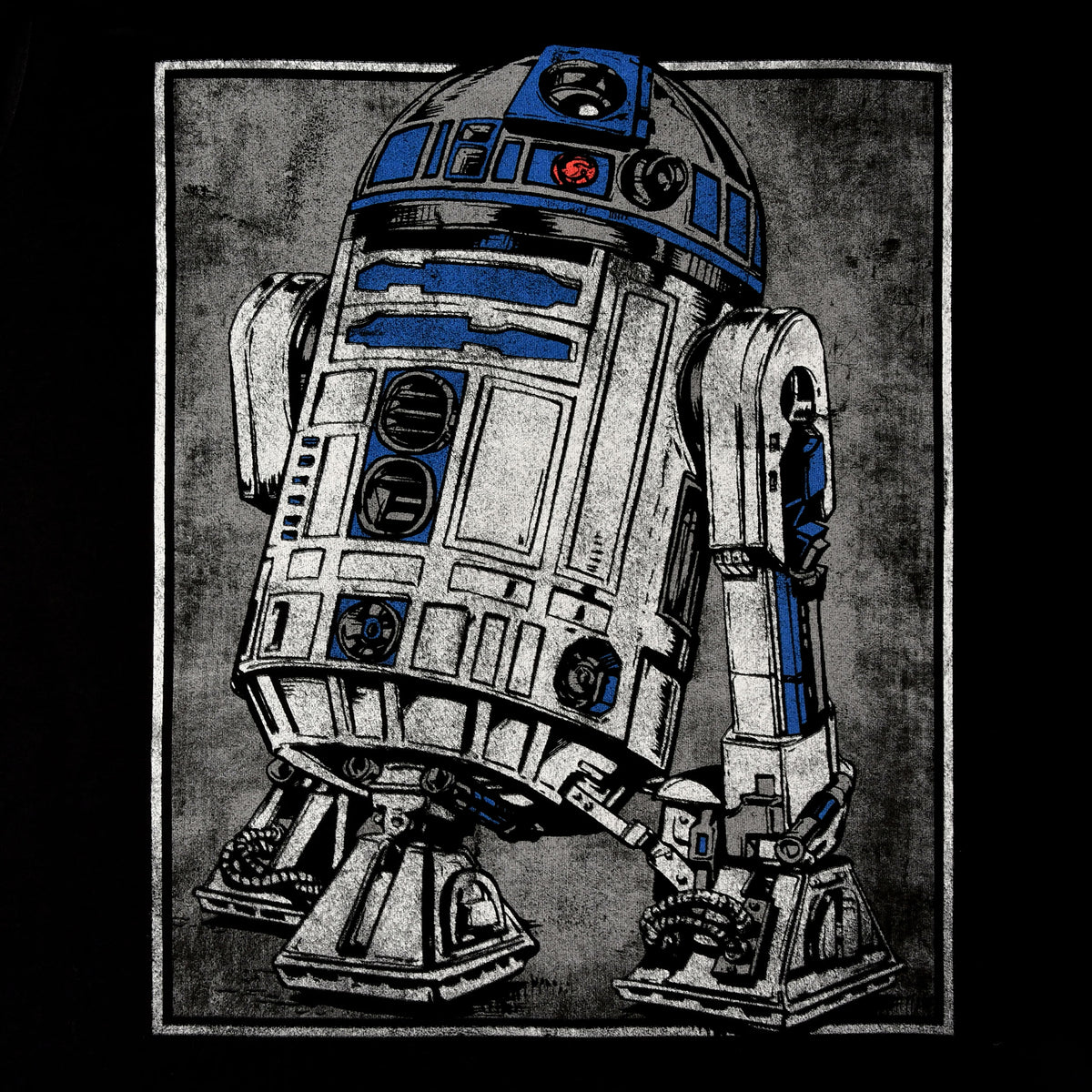 Produktbild Star Wars - R2D2 Portrait T-Shirt schwarz