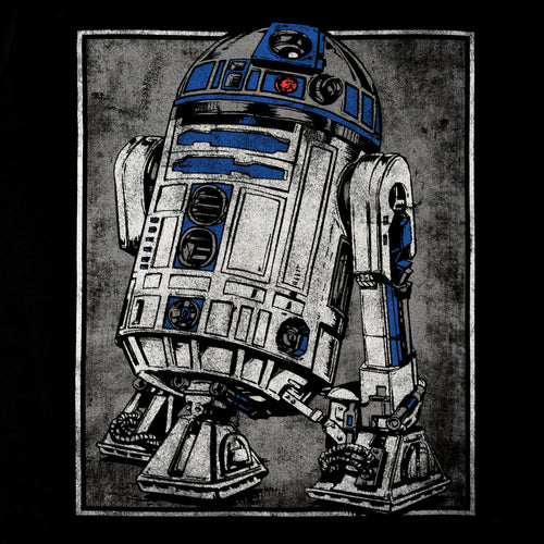 Produktbild Star Wars - R2D2 Portrait T-Shirt schwarz