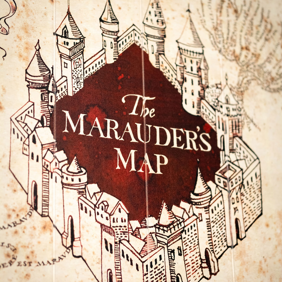 Image produit Harry Potter - Carte des Maraudeurs Art Mural en Bois