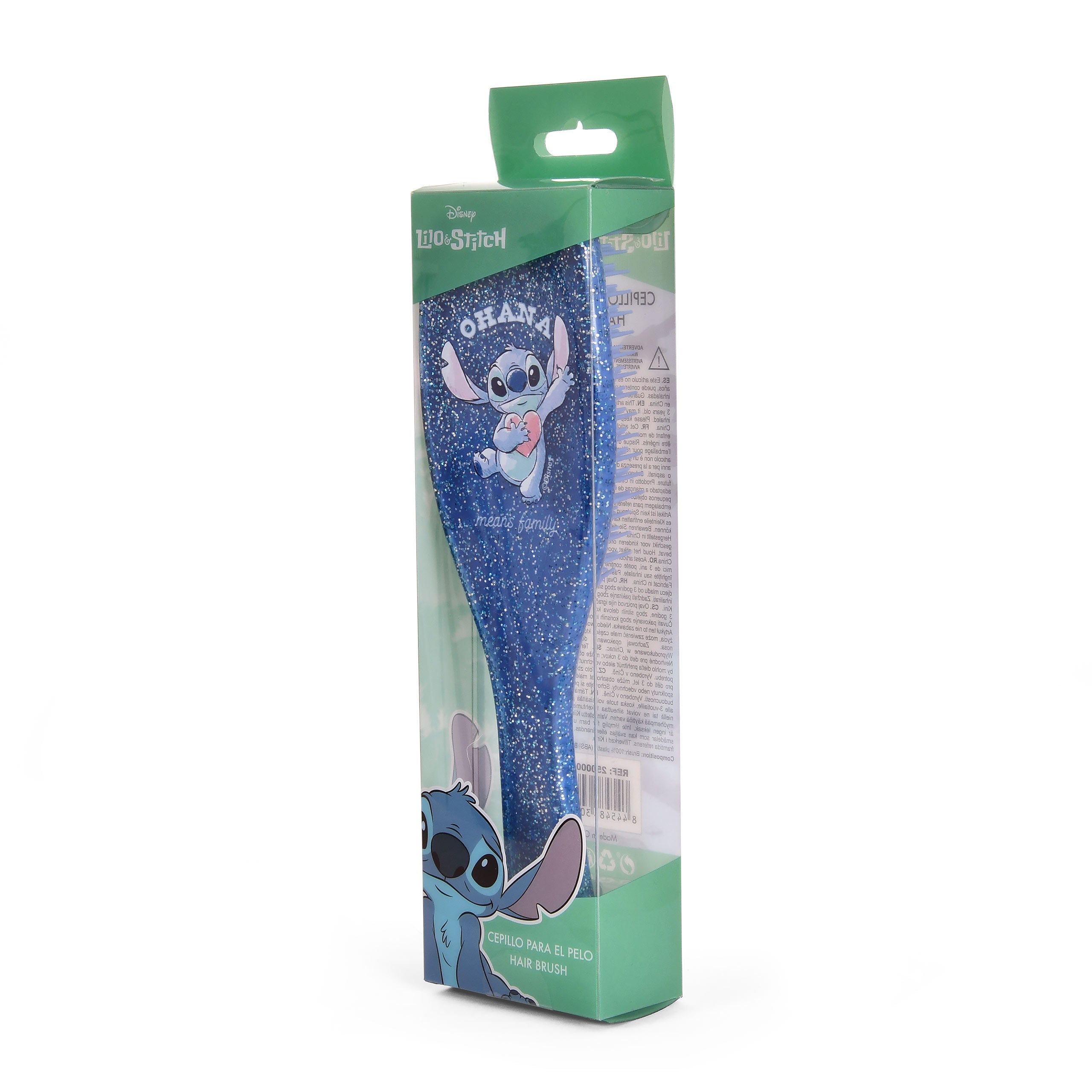 Productafbeelding Stitch Ohana Means Family Haarborstel - Lilo & Stitch