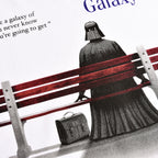 Image produit Dark Lord is Forrest Galaxy T-shirt blanc pour les fans de Star Wars