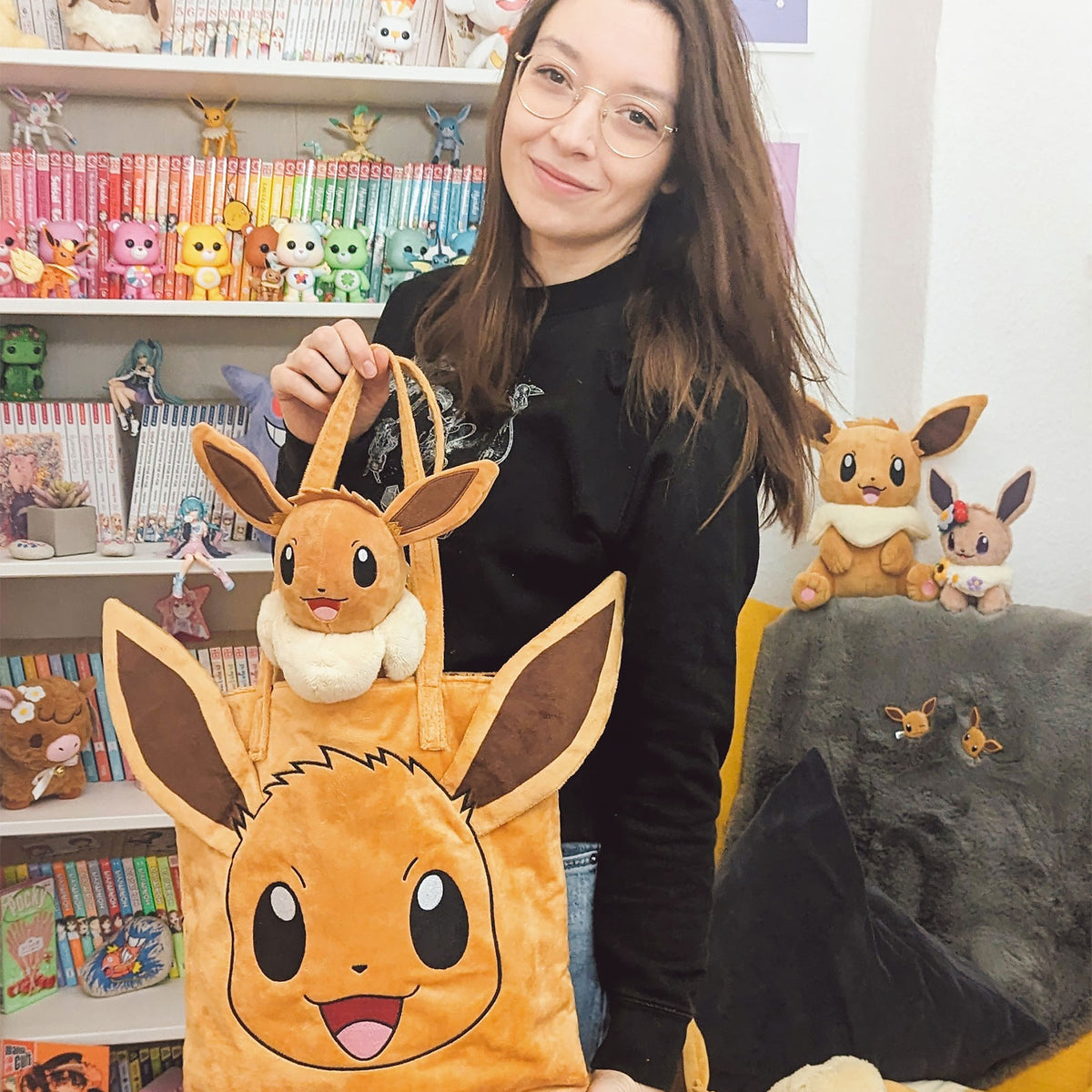 Image produit Pokemon - Sac Shopper en peluche Eevee