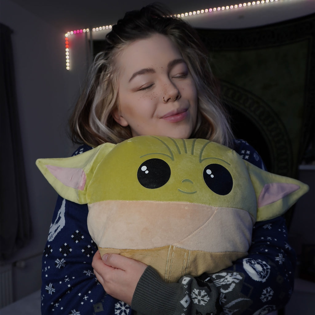 Productafbeelding Grogu Squishy Beanies Pluche Kussen 39cm - Star Wars The Mandalorian