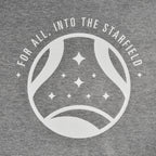 Productafbeelding Starfield - Into The Starfield T-Shirt grijs