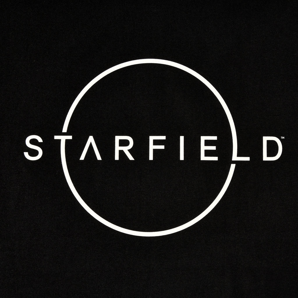 Image produit Starfield - T-shirt logo noir
