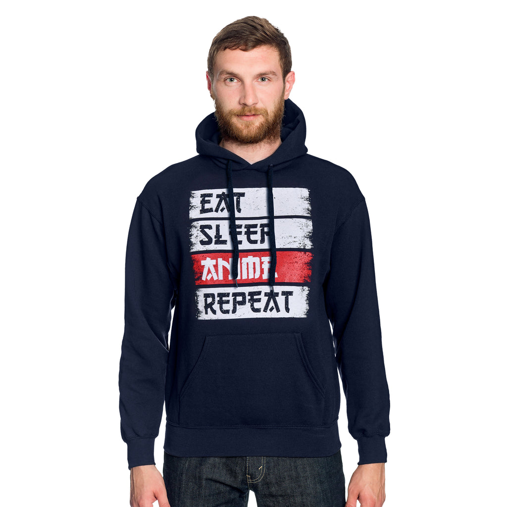 Produktbild Daily Routine Hoodie für Anime Fans blau