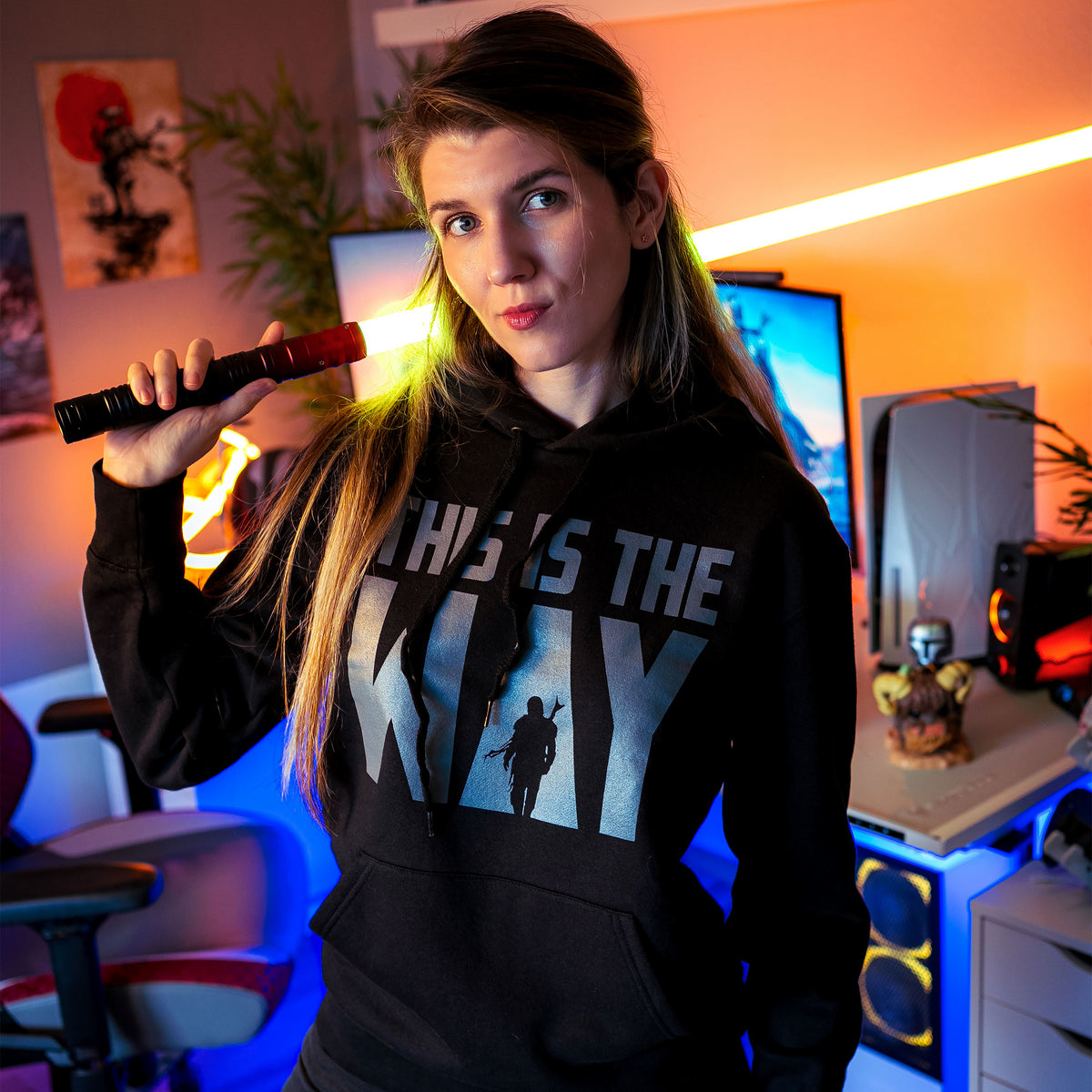 Productafbeelding Dit is de Way hoodie voor Star Wars fans zwart