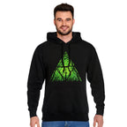 Productafbeelding Master Sword in het bos hoodie voor Zelda fans zwart