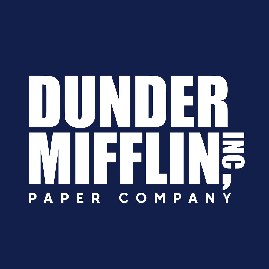 Image produit T-shirt Logo de la compagnie de papier pour les fans de The Office bleu
