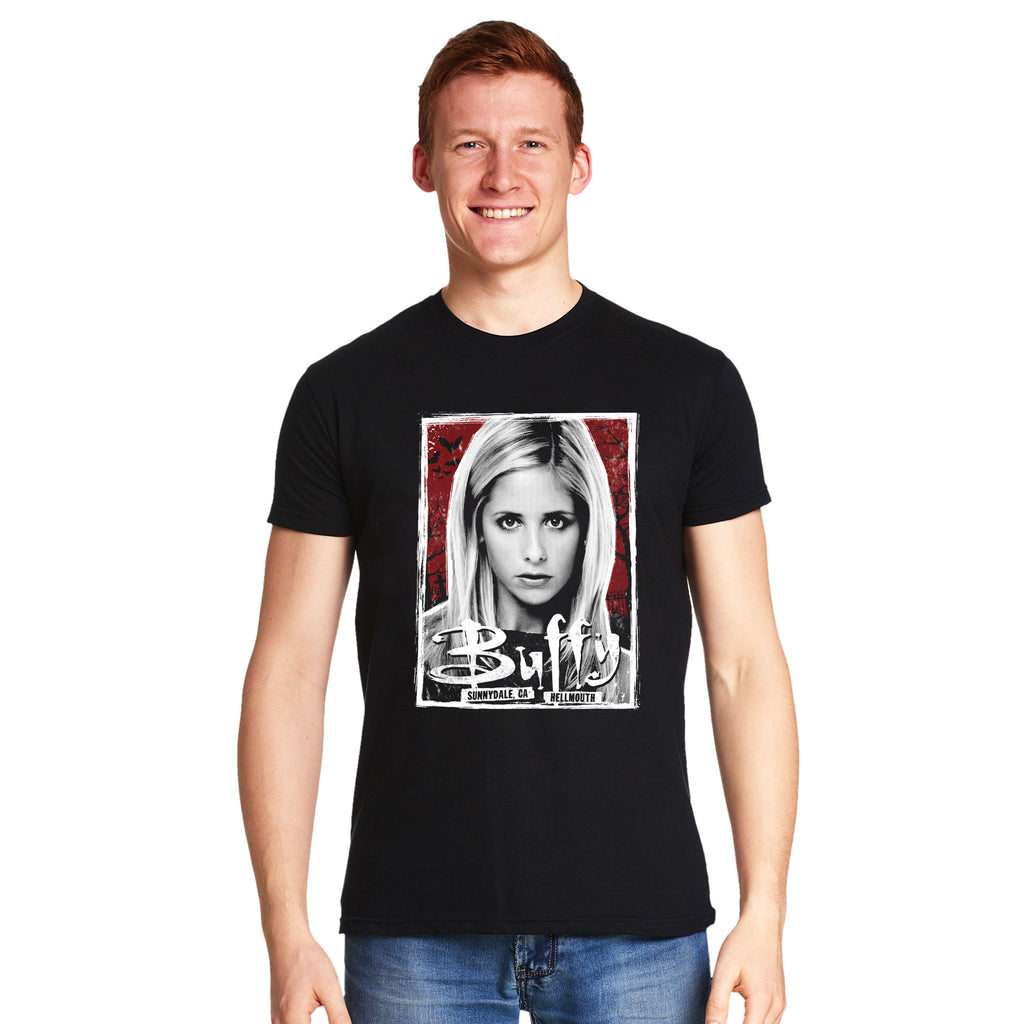 Image produit T-shirt Chasseuse de Vampires pour les fans de Buffy Noir