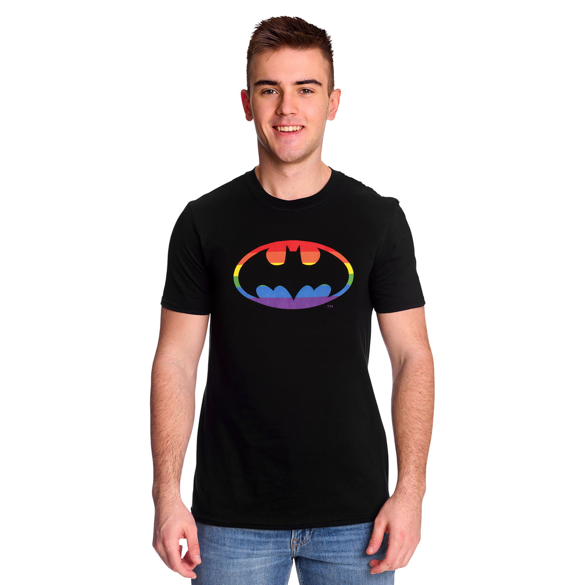 Produktbild Batman - Pride Logo T-Shirt schwarz