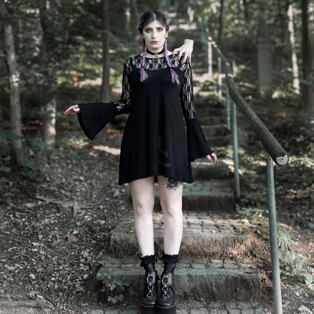 Productafbeelding Wednesday - Darkness Mini Jurk