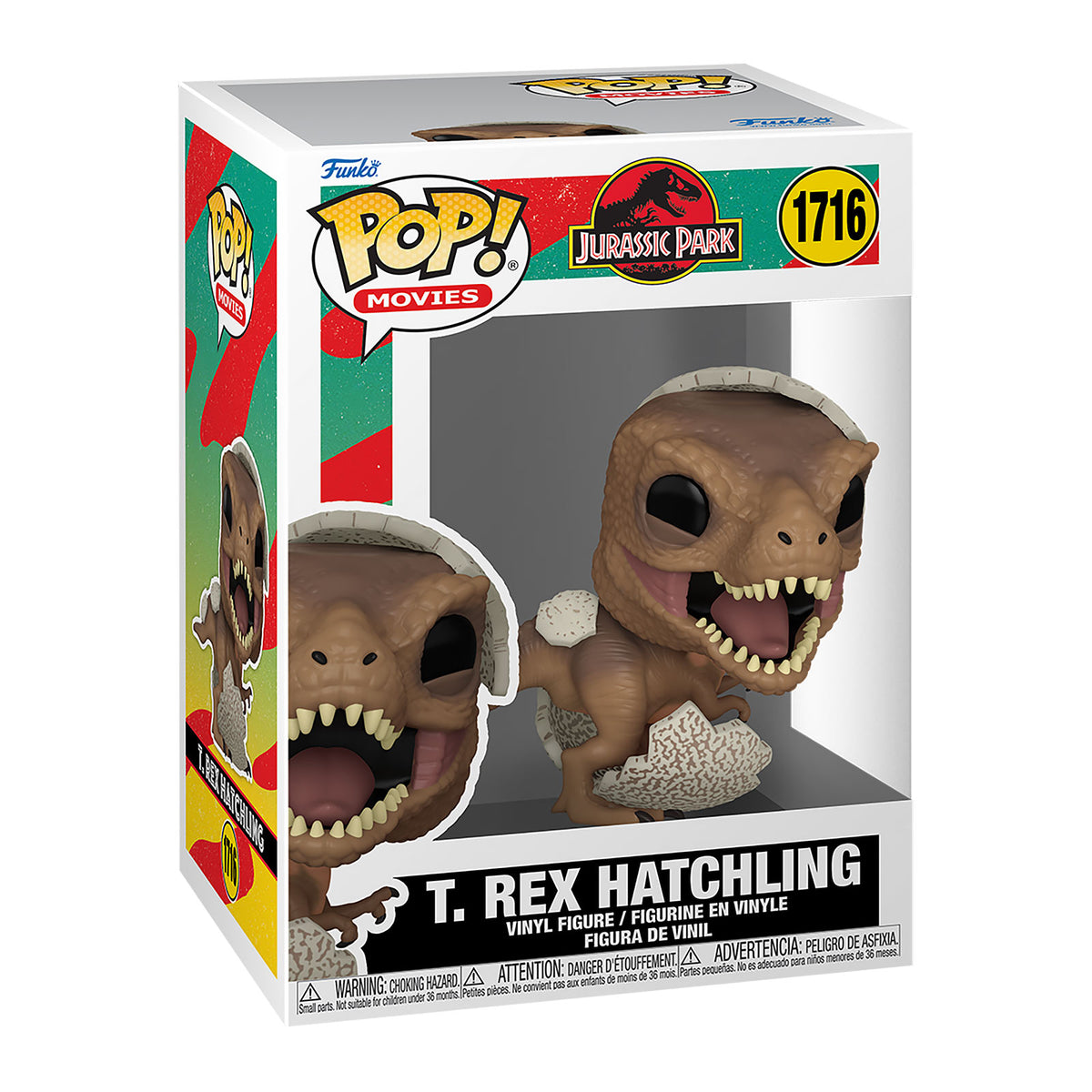 Image produit Jurassic Park - Figurine Funko Pop T-Rex Éclos