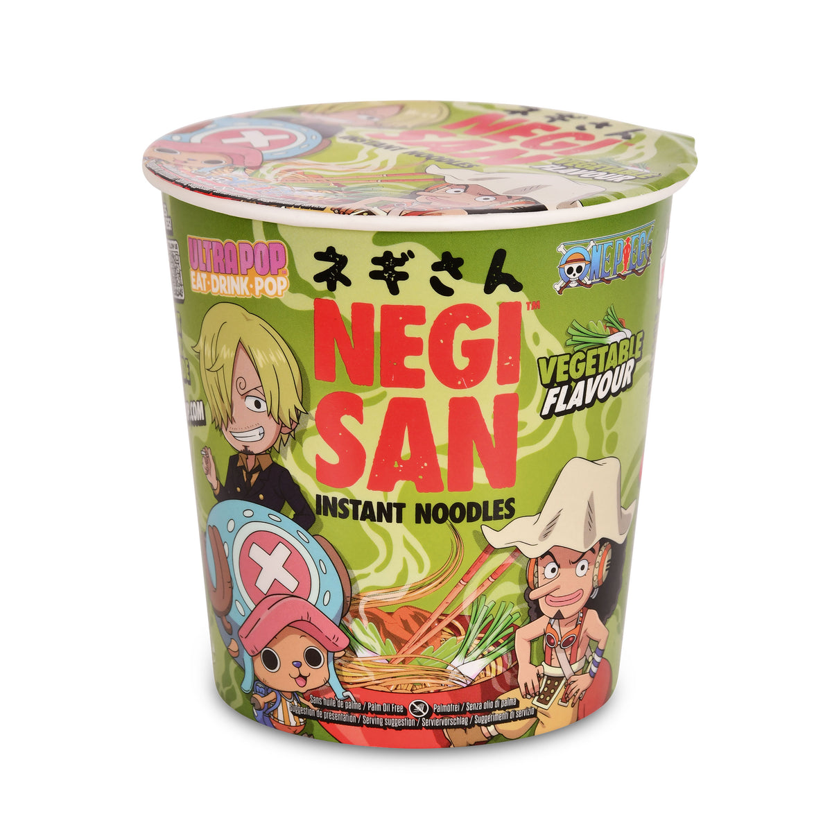Image produit One Piece Ramen - Sanji, Usopp et Chopper Noodles Instantanées aux Légumes