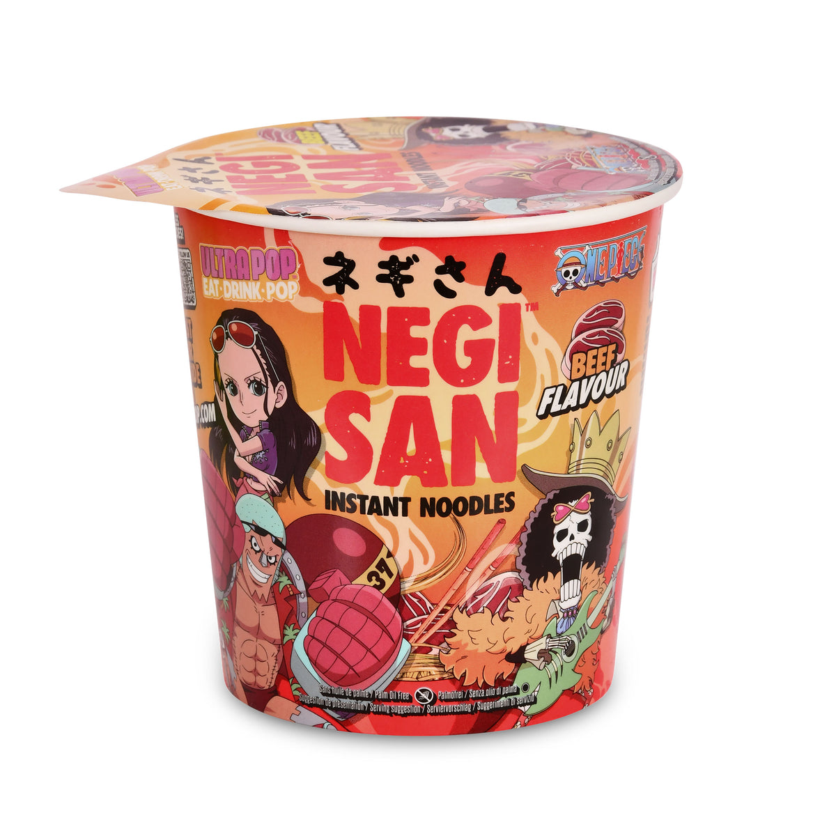 Image produit One Piece Ramen - Robin, Franky et Brook Boeuf Nouilles Instantanées