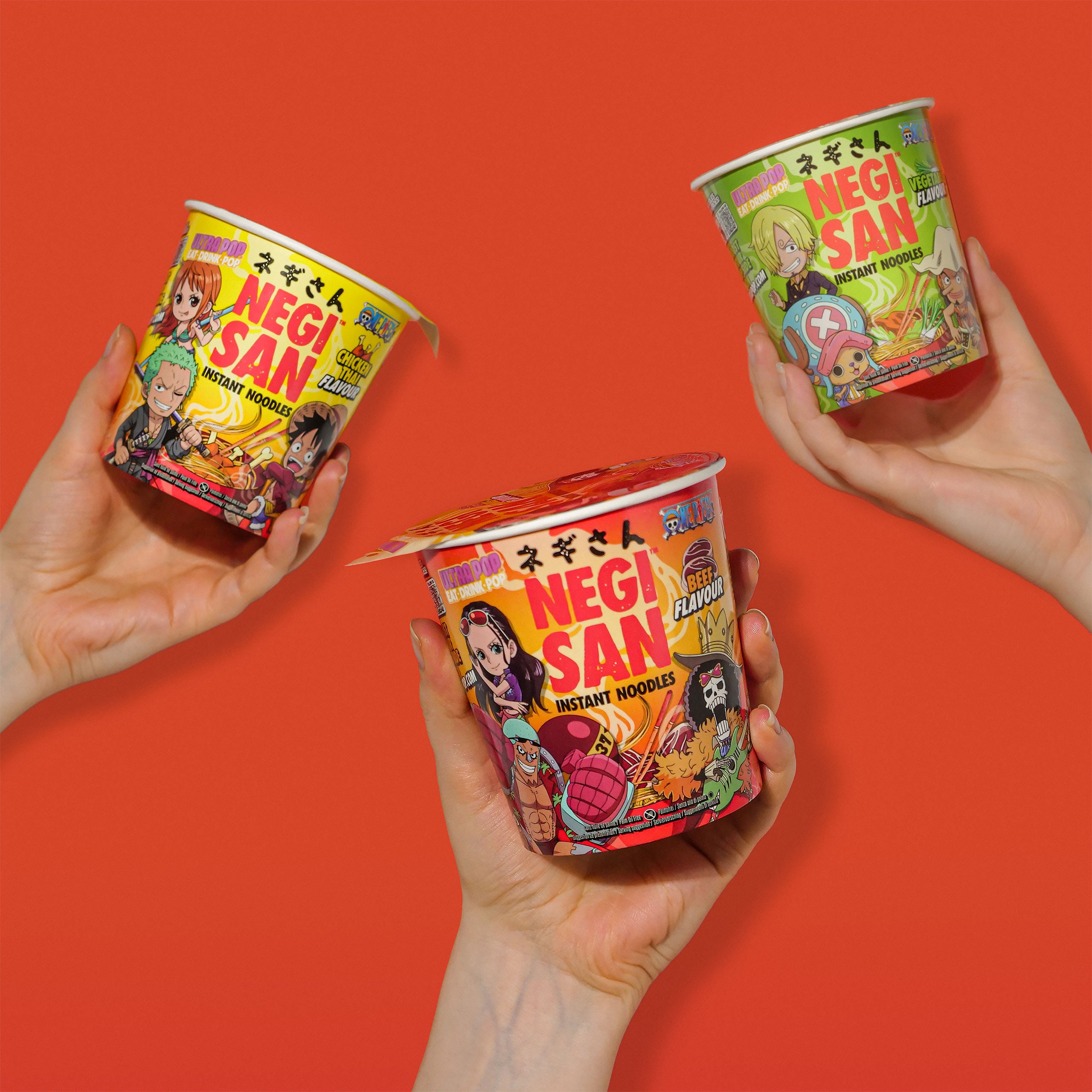 Image produit One Piece Ramen - Robin, Franky et Brook Boeuf Nouilles Instantanées